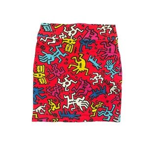 Keith Haring x Forever 21 Cotton tube skirt size small